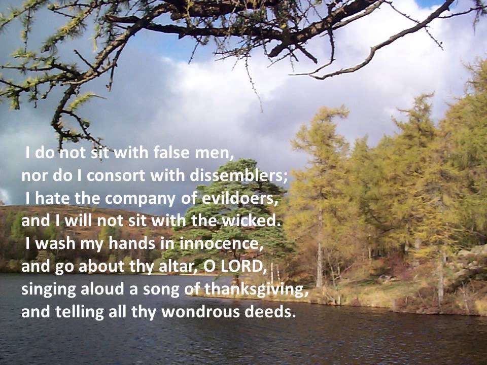 Psalm 26 - YouTube