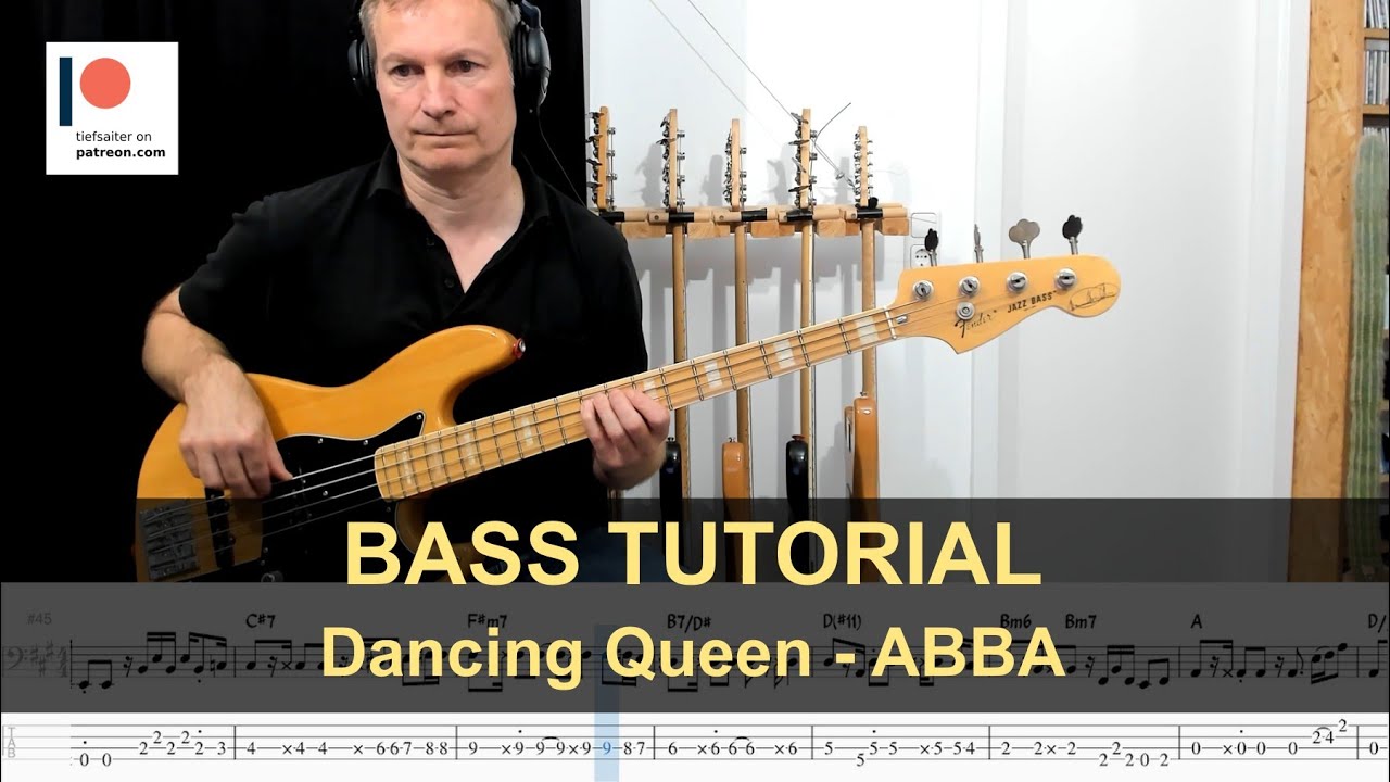 Dancing Queen Abba Bass Tutorial Chords Chordify