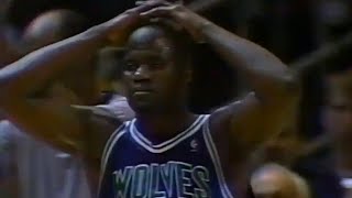 Isaiah Rider 17pts/Ejected After Fouling Out vs Warriors (1996)