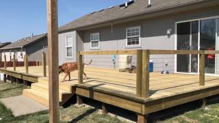 Large Deck Build with DIY Stainless Steel Cable Railings