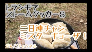 【キャンプ】ストームクッカー での餃子　二日連チャン