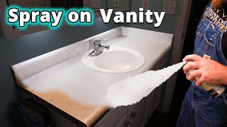 Epoxy Countertop with Sink and Backsplash in Place | Stone Coat Epoxy