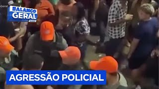 Policiais dão socos e tapas em homem durante show em Pernambuco