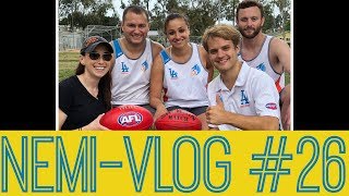 Nemi-Vlog #26 - AFL Training with Will \u0026 Perri