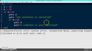 090 Learn python and ruby programming:- If statement