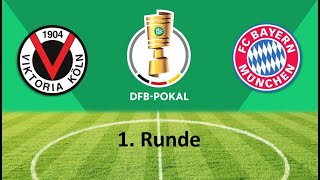 Viktoria Köln - FC Bayern München | Fifa 22 | DFB Pokal 1. Runde