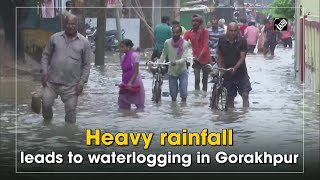 Heavy rainfall leads to waterlogging in Gorakhpur