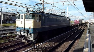 EF65 1123 + ｺｷ50000 通過