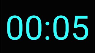 5 Second Countdown Timer [ DARK MODE ]