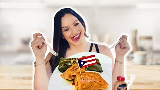 Making a Traditional PUERTO RICAN Dish for my GIRLFRIEND *PASTELES*