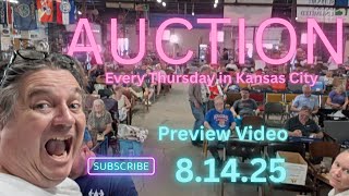 CHECK IT OUT - LIVE AUCTION IN KC EVERY THURSDAY NIGHT: VINTAGE, ANTIQUES, COLLECTIBLES, AND MORE!