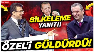 Ekrem İmamoğlu’nun Erdoğan’a silkeleme yanıtı Özgür Özel’i güldürdü!