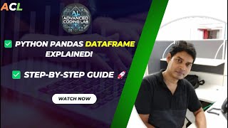 Python Pandas DataFrame Explained Line by Line.Create & Print a Simple DataFrame 🚀@AdvancedCodingLab