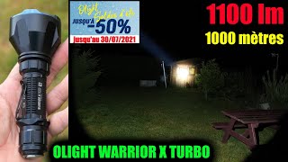 Olight Warrior X Turbo lampe Torche LED Puissante Militaire tactique 🔥solde été jusqu'au 30/07/2021🔥