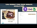 Cara membuat Form Order dengan Google Form