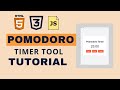 How to create a Pomodoro timer using HTML, CSS and JavaScript