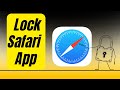 How to Lock Safari on iPad