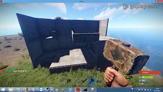 repair whole building at once (Handyman) - rust plugin showcase