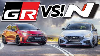 Which Hot Hatch Is More Fun? Surprising Results! (Hyundai i30 N vs Toyota GR Corolla 2023 Review)