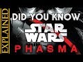 Did You Know: Phasma - Star Wars Facts, Easter Eggs, Trivia, Connections, References, and More!