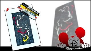 Learn How to Draw Minnie Mouse Silhouette Color Svg - Disney Drawing | Disney Character Drawing