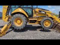 2012 cat 420e 4wd cab backhoe loaded