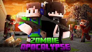 We Escaped Zombie Apocalypse In Minecraft!