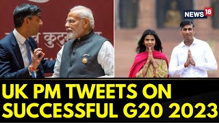 G20 Summit 2023 India | UK PM Rishi Sunak Tweets On Successful G20 Summit 2023 | English News