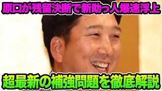 【いきなり新助っ人候補も急浮上】原口がFA残留決断で遂に本格補強が始まった件について!! 完全に固まった超最新の一塁問題を徹底解説【阪神タイガース】