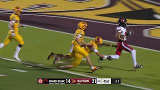 Davison vs Grand Blanc Football Highlights 10/18/24