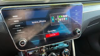 CarPlay Wireless pe Skoda Superb 2020 prin Carlinkit 5.0