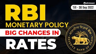 RBI Monetary Policy 2022 | Big Changes in Rates (Till - 30 Sep 2022) By Aditya Sir