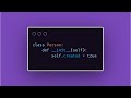 Python CLASSES in 50 Seconds! 🔥👨‍💻 #shorts