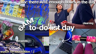 6 am PRODUCTIVE DAY IN MY LIFE ♡ | complete my to-do list with me!