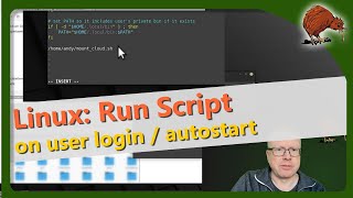 Linux: Execute script on login