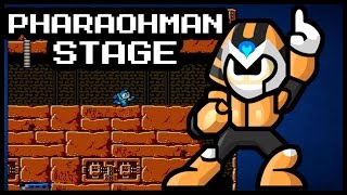 Megaman 4 [NES] PHARAOHMAN [HD] - Full Stage Walkthrough