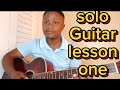 How to solo guitar lesson 1 : learning scale