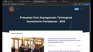 Petunjuk Operasional Sistem Integrasi Simpeg Kemhan - SIASN BKN