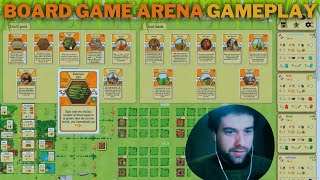 Agricola Gameplay | BGA Arena | Stable Cleaner + Tumbrel fun!