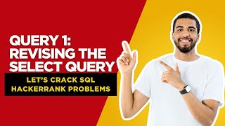 SQL - #1 Query Revising The select Query I HackerRank Solution |SQL HackerRank