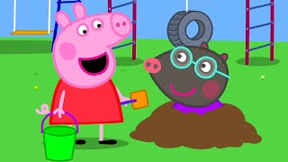 El amigo de Peppa es genial cavando | Peppa Pig en Español Episodios Completos |