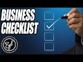 Checklist Before You Start a Business