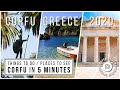 Corfu, Greece in 5 Minutes (4K) - Things to Do / Places to See (2023)