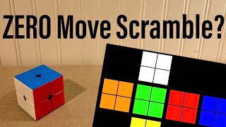 2x2 UWR (0.01 Seconds!) FIRST Ever Zero Move Scramble!