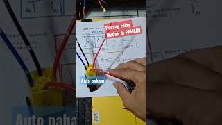 Pasang relay untuk lampu motor