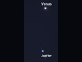 Getting the Jupiter and Venus conjunction