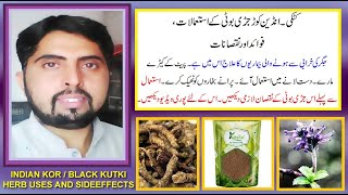 indian kor/black kutki jaribooti kay fayday aor nuksan | picrorhiza kurroa benefits and sideeffects|