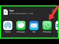 How to Share Excel Sheet on WhatsApp (NEW UPDATE in 2023)