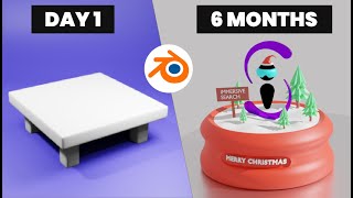 Blender Compilation #1 | 6 months progression | 3D Modelling Practice Projects