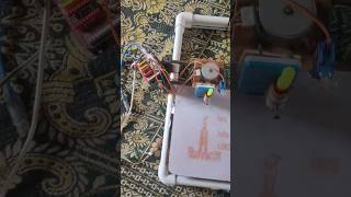 diy pen plotter 🖨️ #diy #project #cnc #india #trending #arduino #how #3d #servo #arduino #homemade